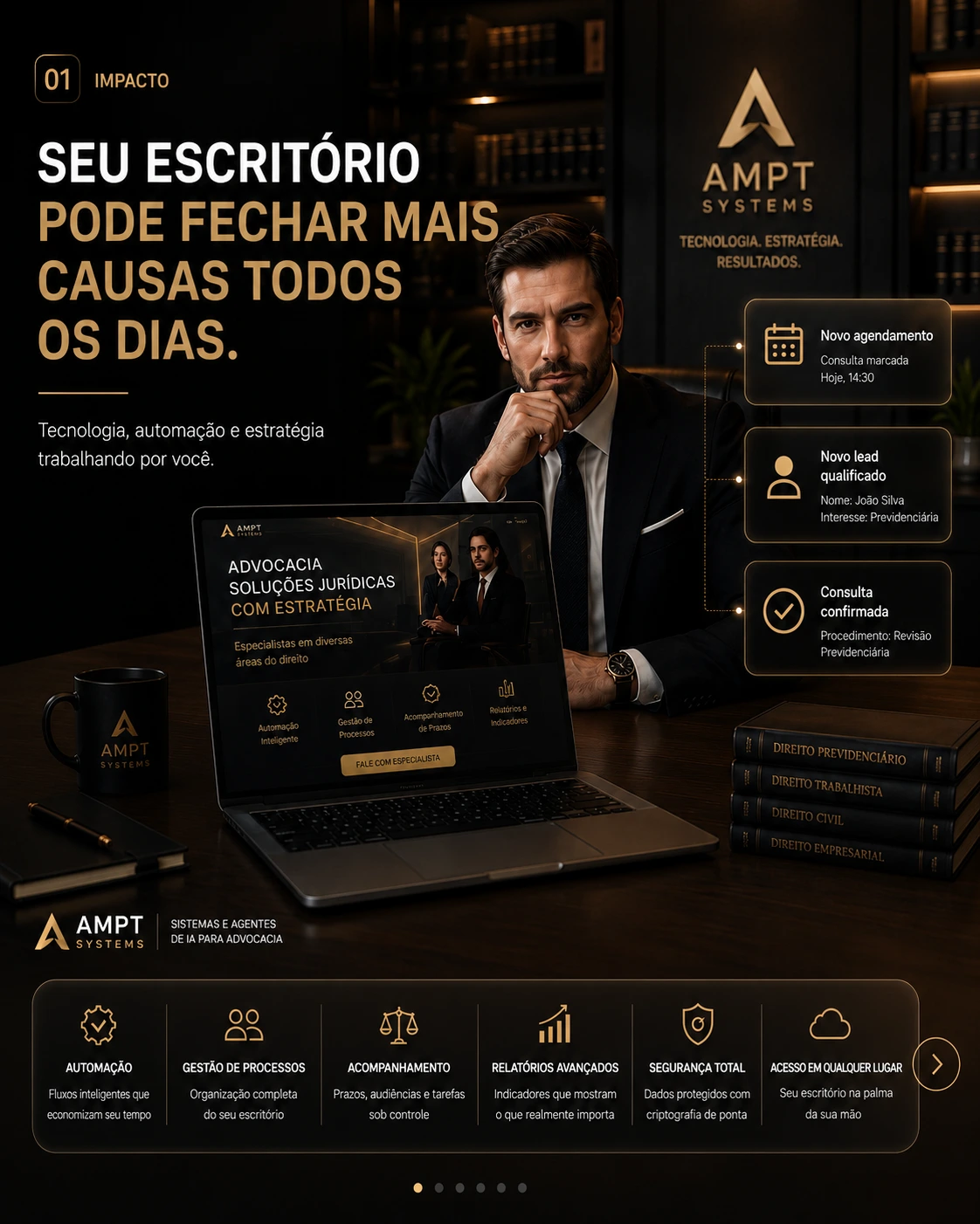 Seu escritório pode fechar mais causas.