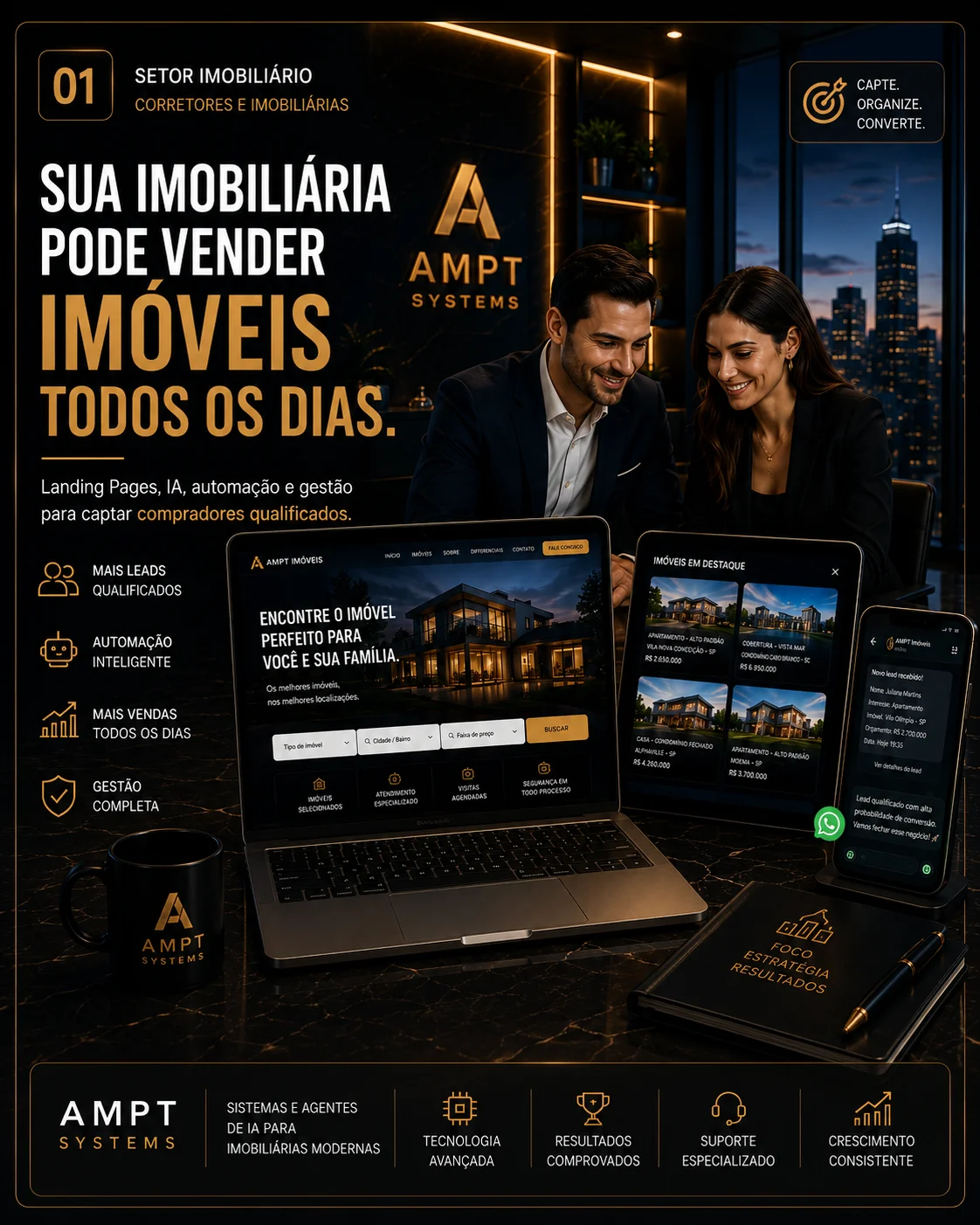 Venda imóveis todos os dias.